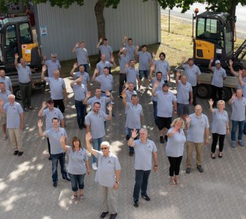 Gruppenfoto Team Singbeil Bau