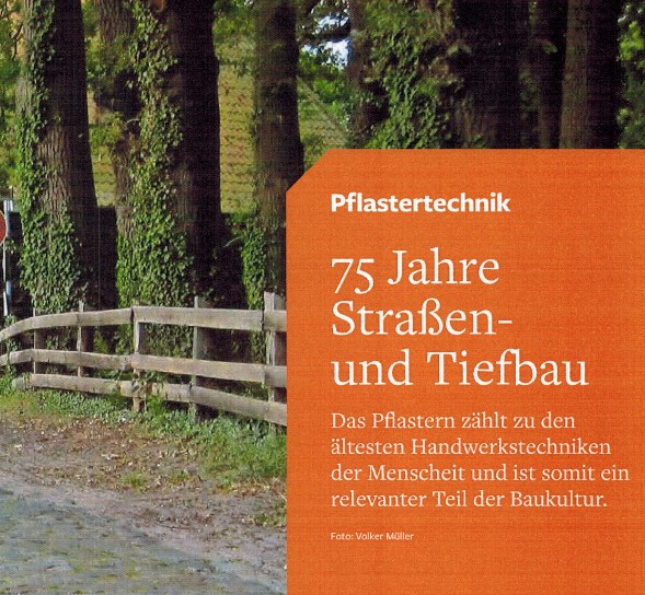 75 Jahre Straßen- und Tiefbau
